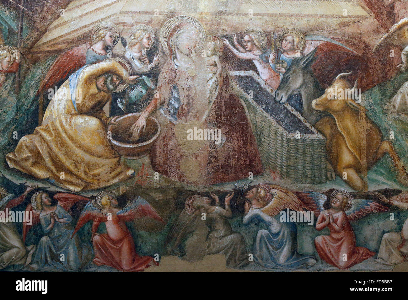 National Gallery, Bologna. Fresco Stock Photo Alamy
