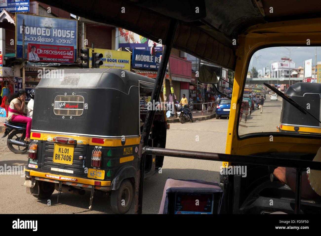 Kerala Auto Rickshaw High Resolution Stock Photography and Images Alamy