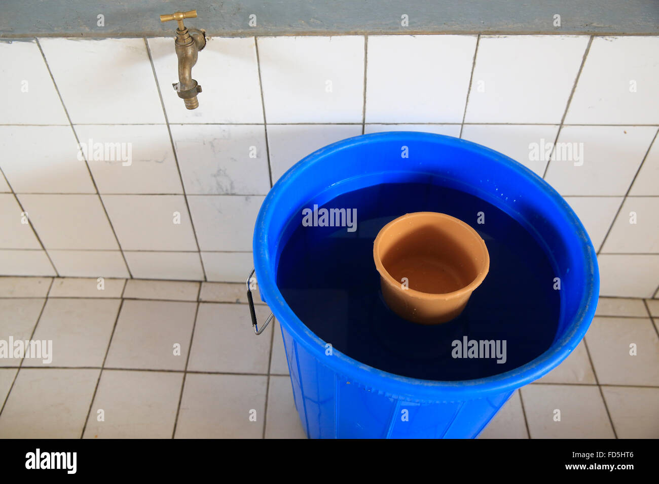 Drinking water. Stock Photo