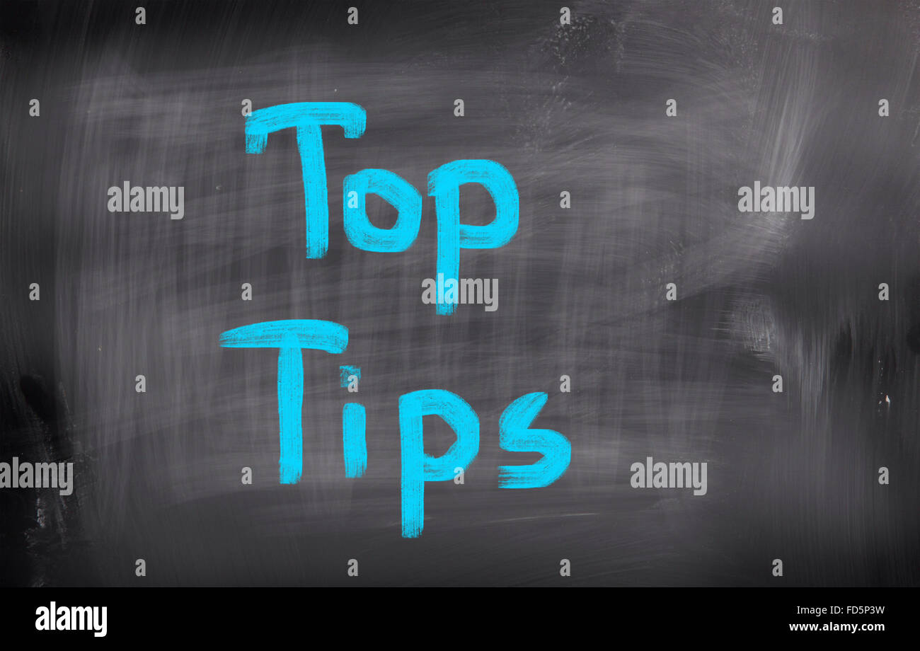 Top Tips Concept Stock Photo - Alamy