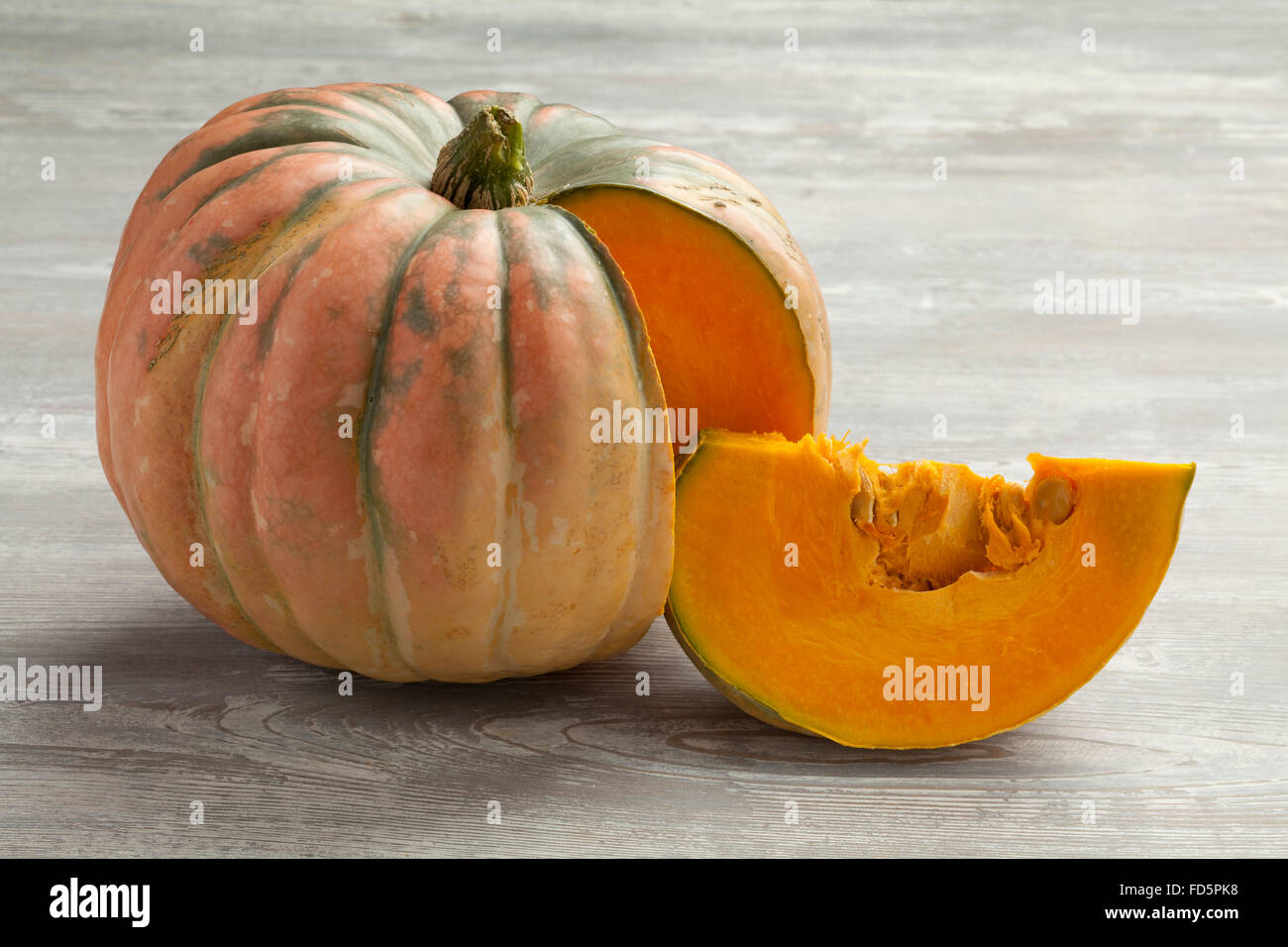 Fresh Speckled hound pumpkin Stock Photo