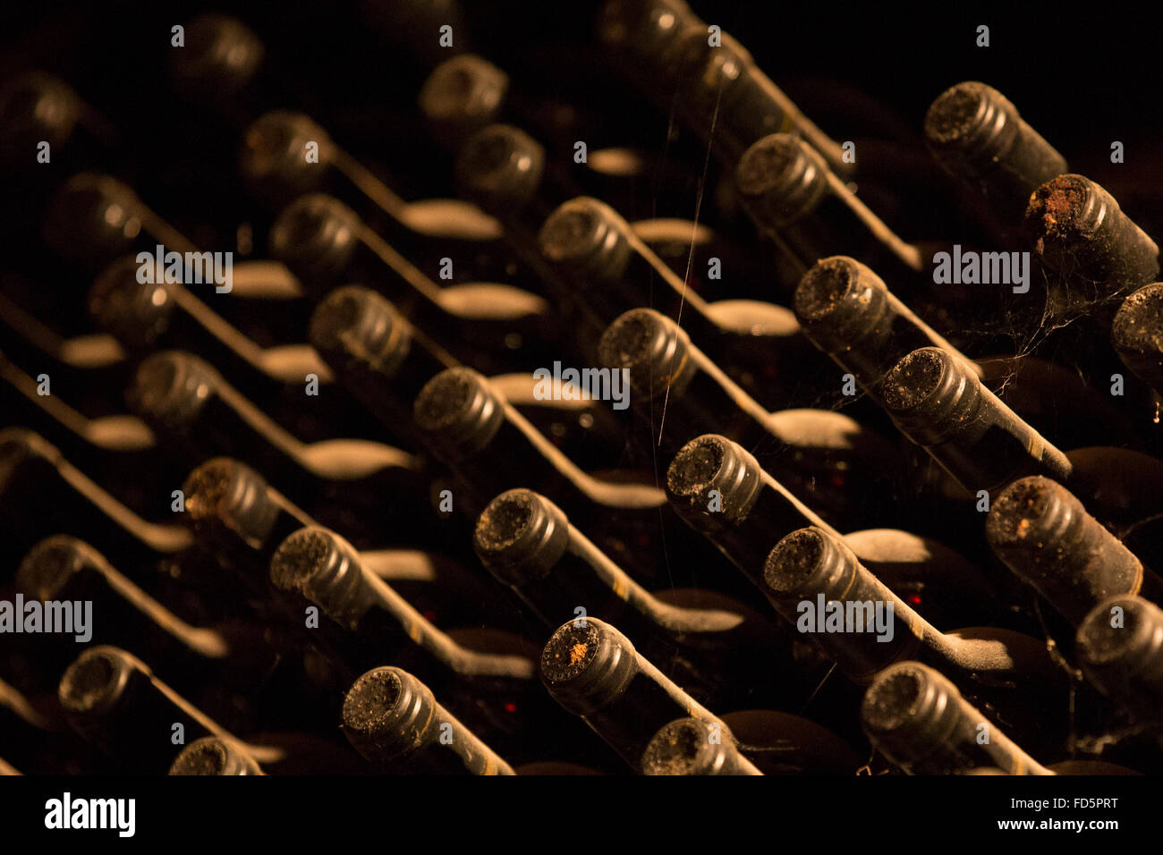 Interior of old wines cellar. Wood decorations Stock Photo - Alamy