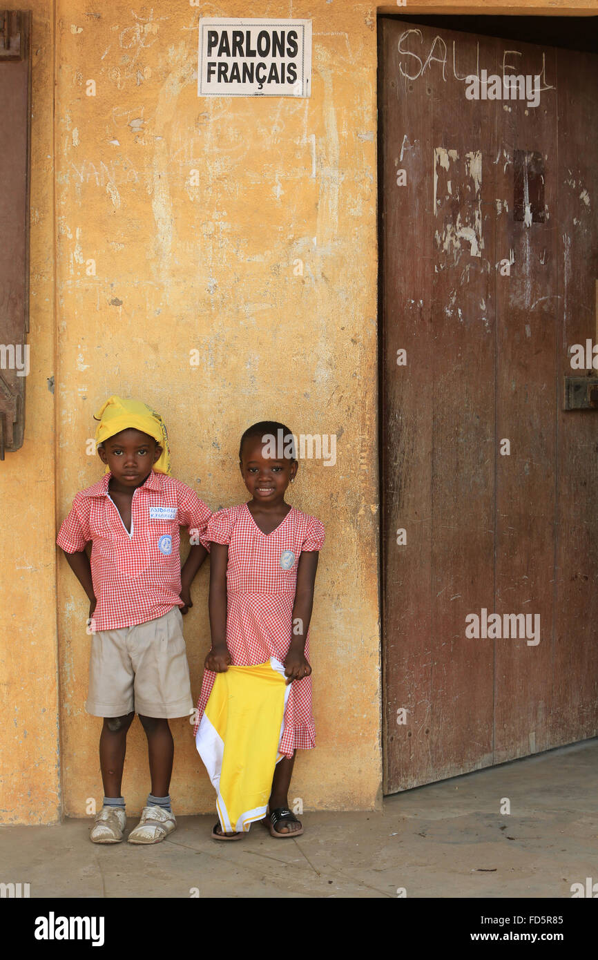 School children. Primary School. Stock Photo