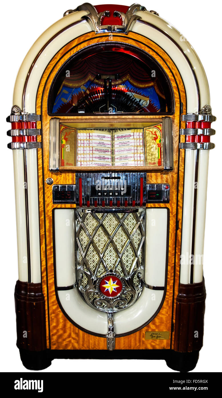 Vintage Juke Box High Resolution Stock Photography and Images - Alamy