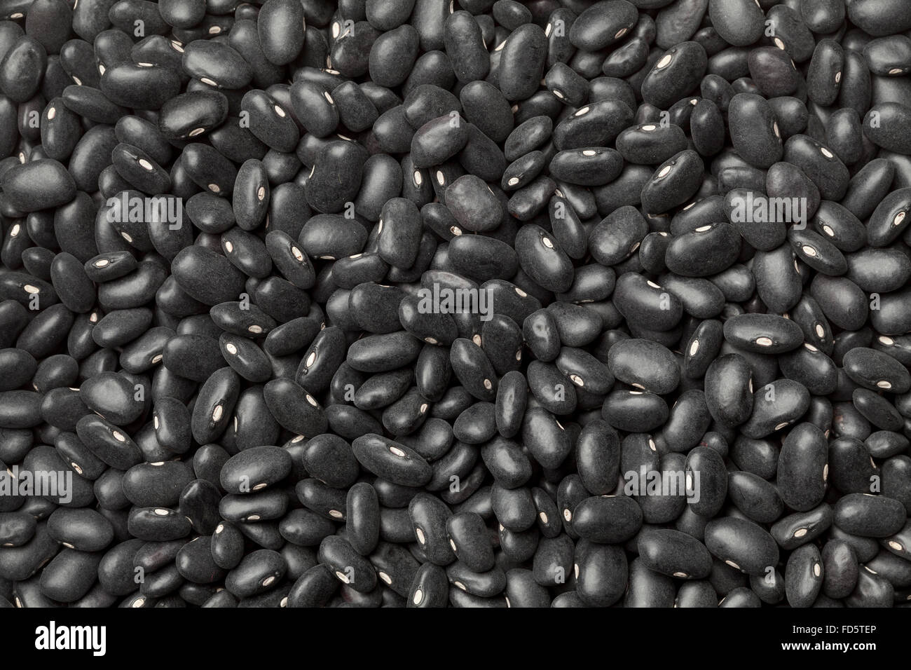 Dried black turtle beans full frame Stock Photo Alamy