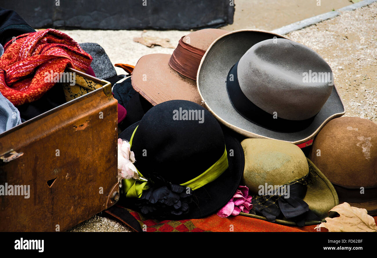 Old hats hi-res stock photography and images - Alamy