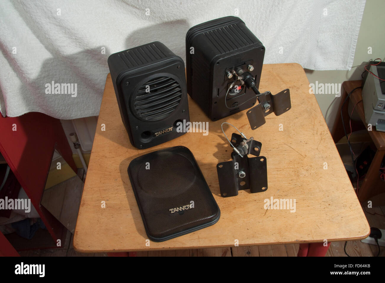 A pair of Tannoy CPA5 loudspeakers with mounting hardware Stock