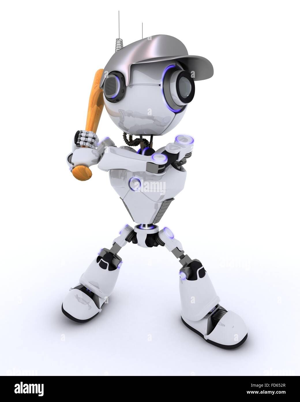 3d man robot baseball hires stock photography and images Alamy