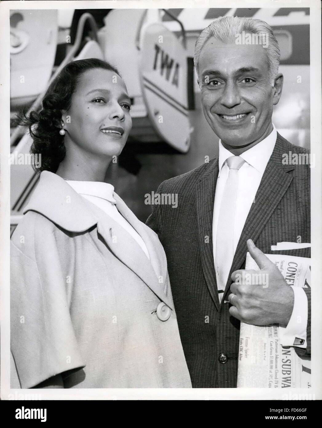 1958 Honeymooners Dorothy Dandridge and Jack Denison, married only