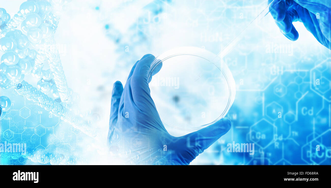 Close up image of human hand holding test tube. Science concept Stock ...