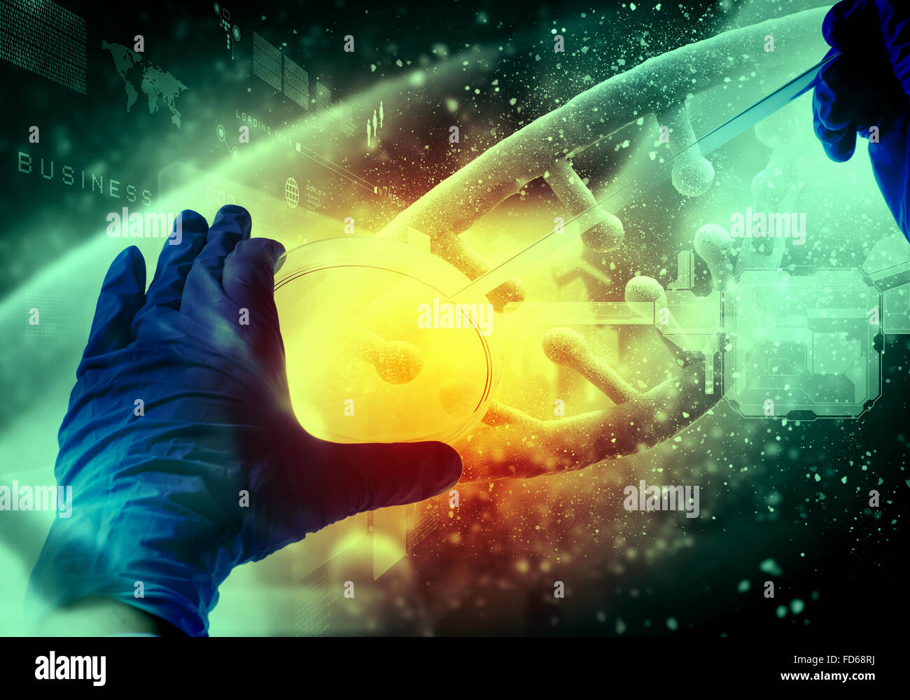 человеческая днк. молния в пробирке. генетика рук. человек из молекул. генетика рук.