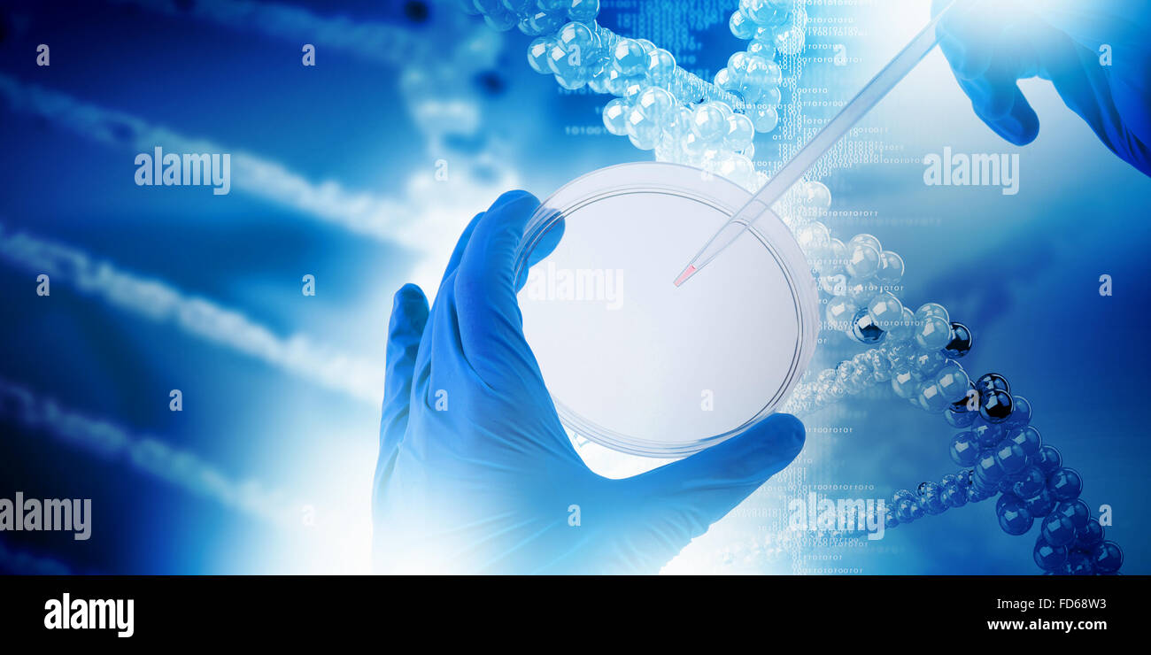 Close up image of human hand holding test tube. Science concept Stock ...