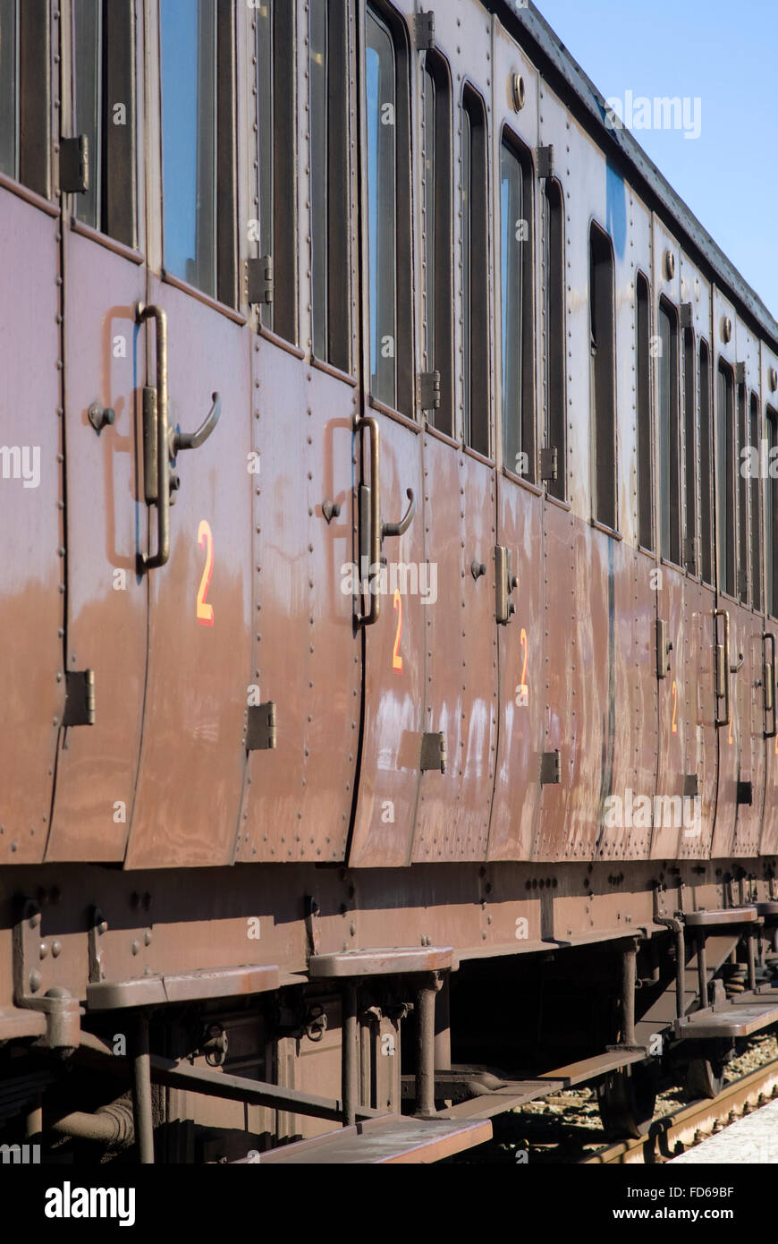Old railway carriage Stock Photo Alamy