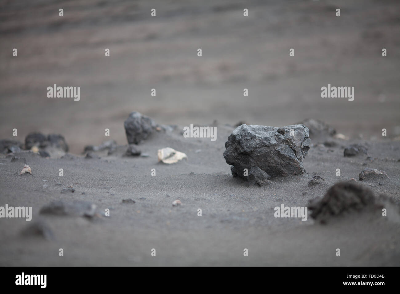 Rocks On Arid Landscape Stock Photo