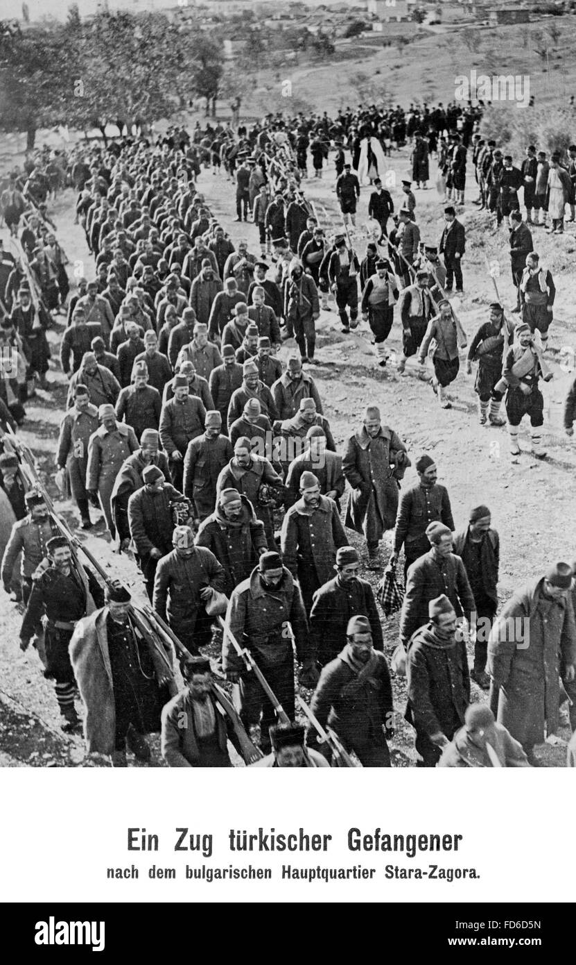 First Balkan War, 1912 Stock Photo