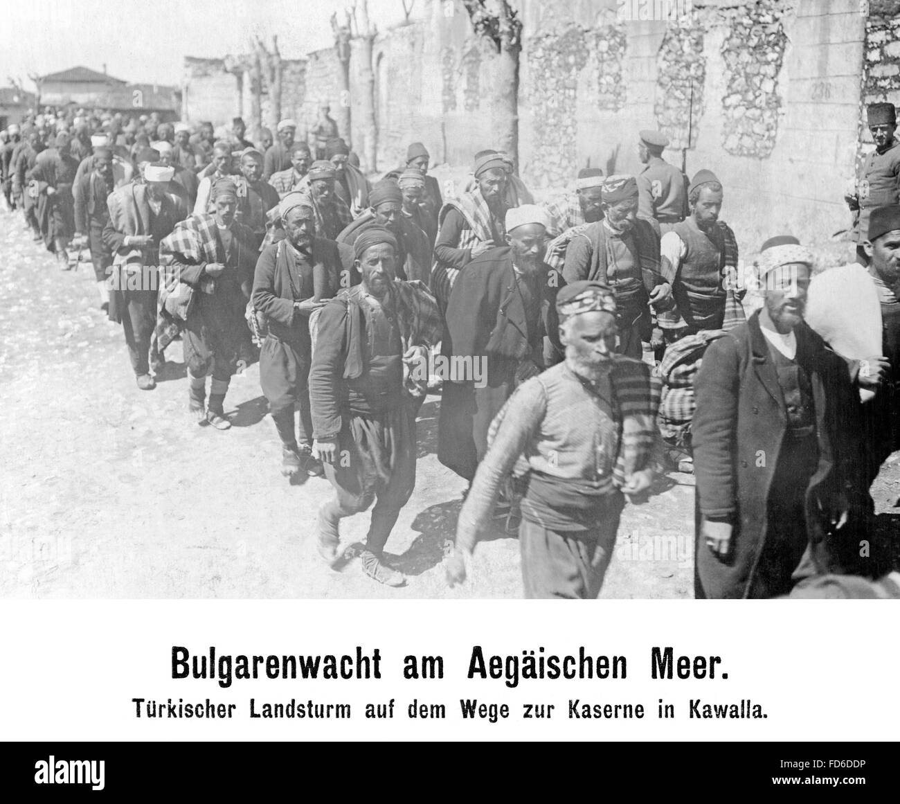 First Balkan War, 1912 Stock Photo