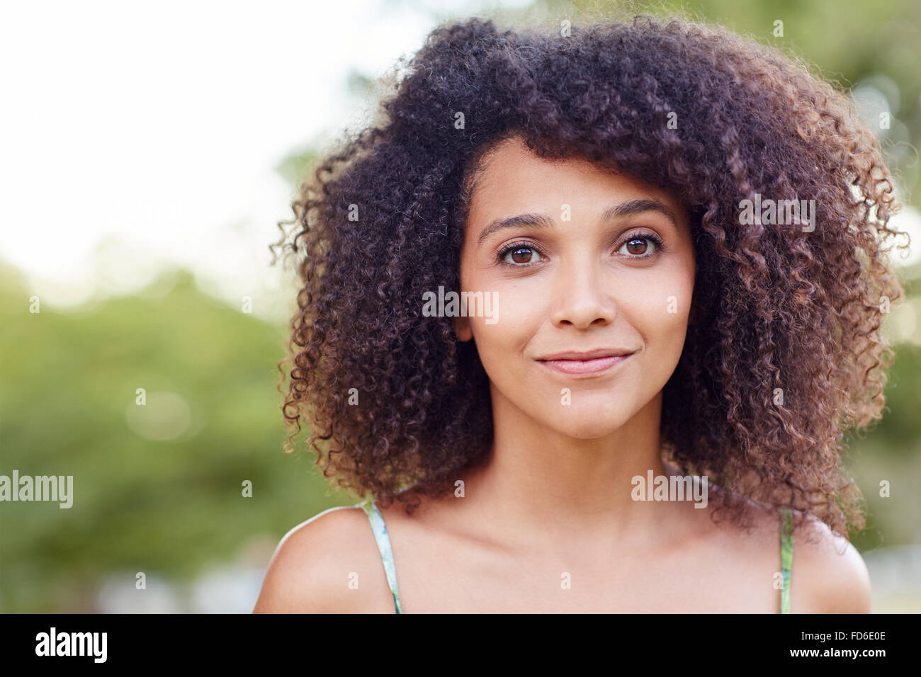 Her hair is to die for Stock Photo Alamy