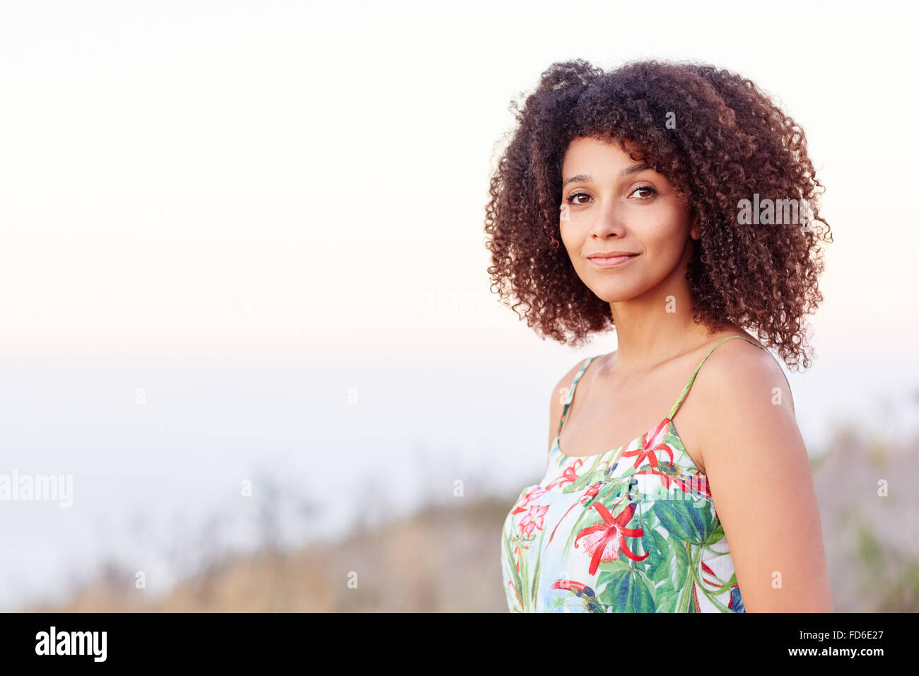 Taking a stroll before sunset Stock Photo