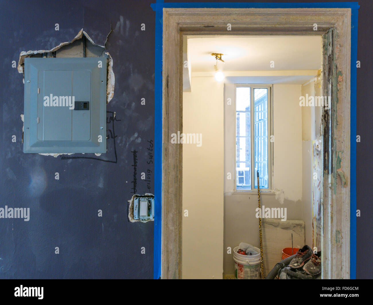 Apartment under Renovation in New York City, USA Stock Photo Alamy