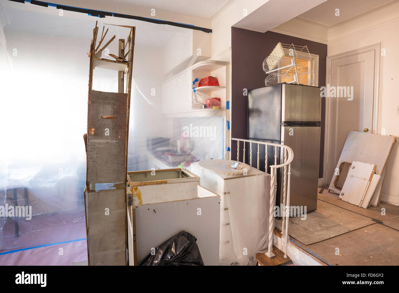 Apartment under Renovation in New York City, USA Stock Photo Alamy