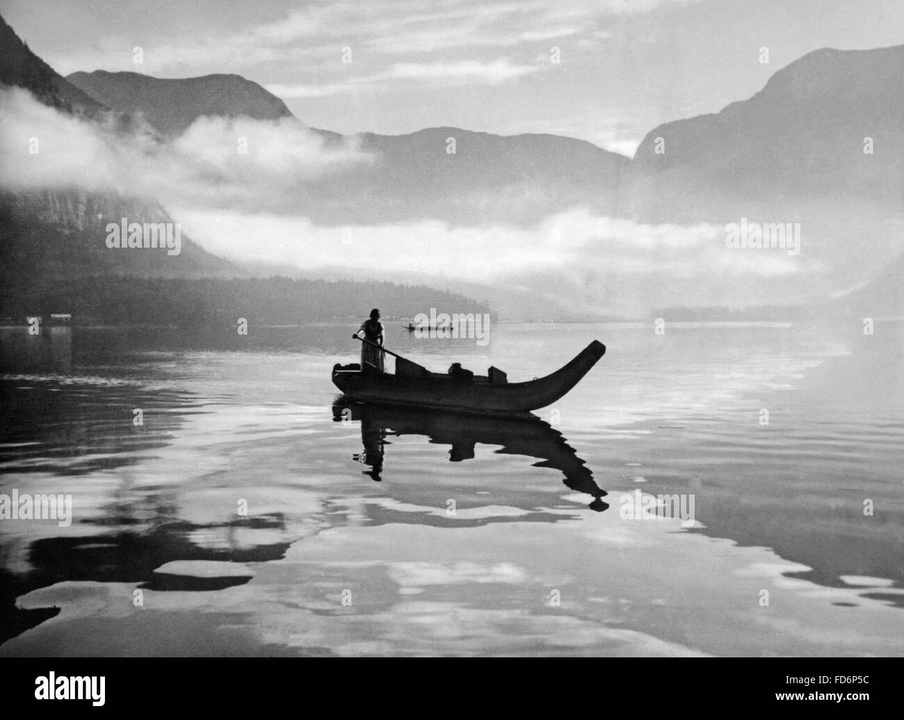 Hallstätter See, 1941 Stock Photo