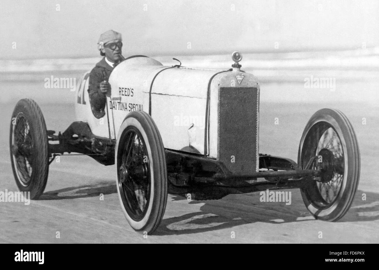 Racing driver Sig Haugdahl in his 'Daytona Special', 1926 Stock Photo