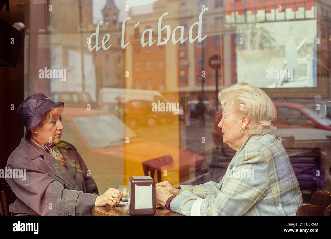 Cafetería de l´Abad,Alta street,Valencia,Spain Stock Photo