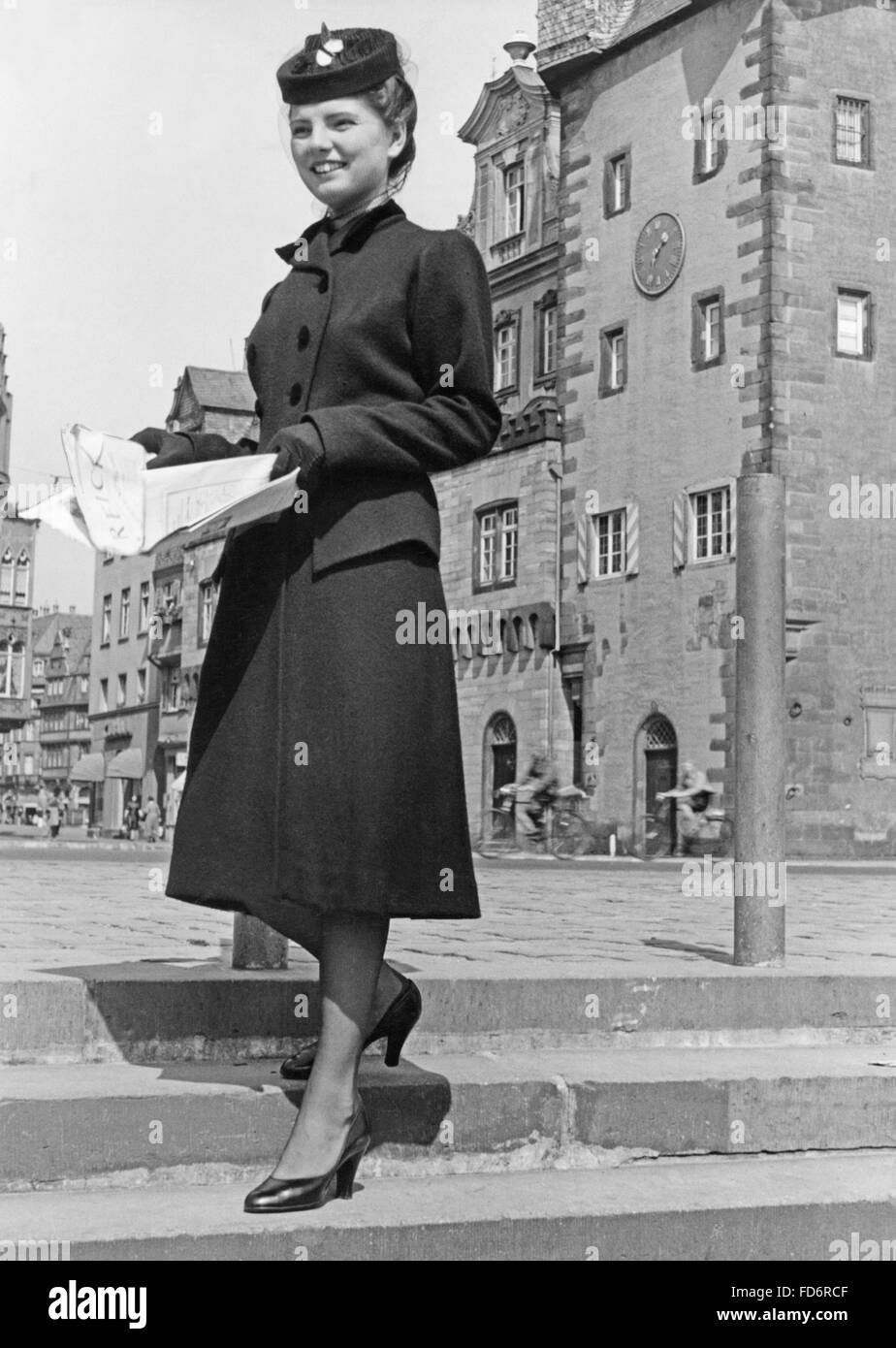 Women's fashion, 1941 Stock Photo