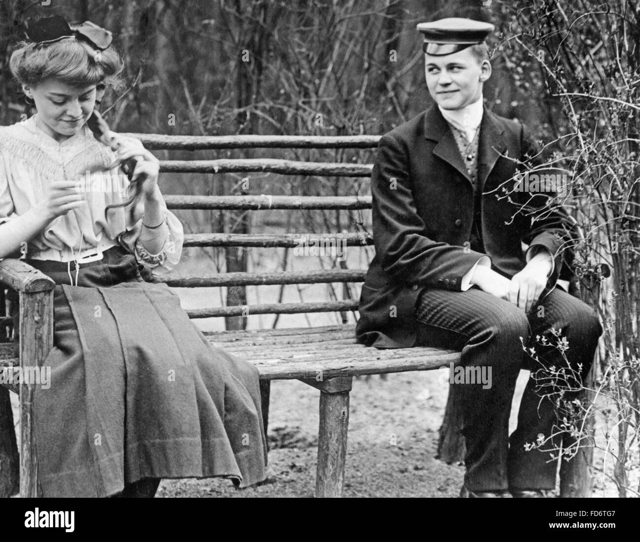 Love, 1907 Stock Photo
