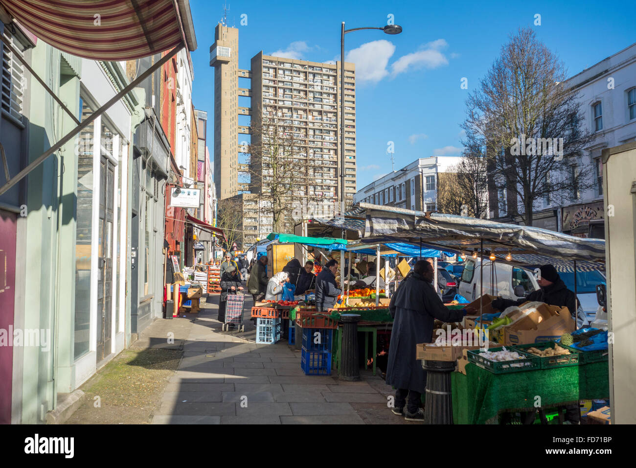 Golborne road market hires stock photography and images Alamy