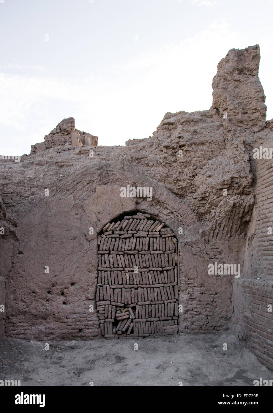 the old citadel of arg-é bam, Kerman Province, Bam, Iran Stock Photo