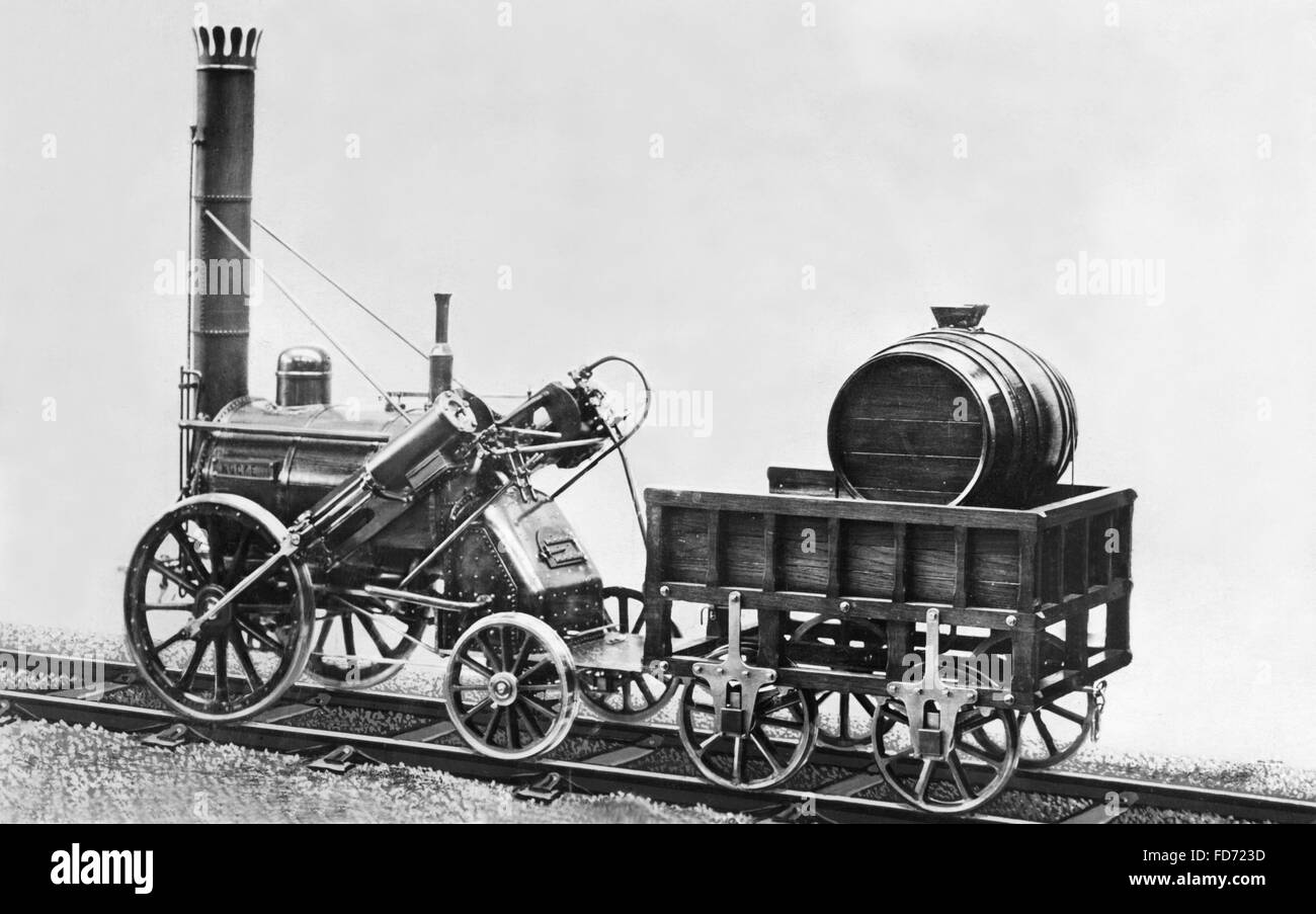 Model train, 1829 Stock Photo Alamy