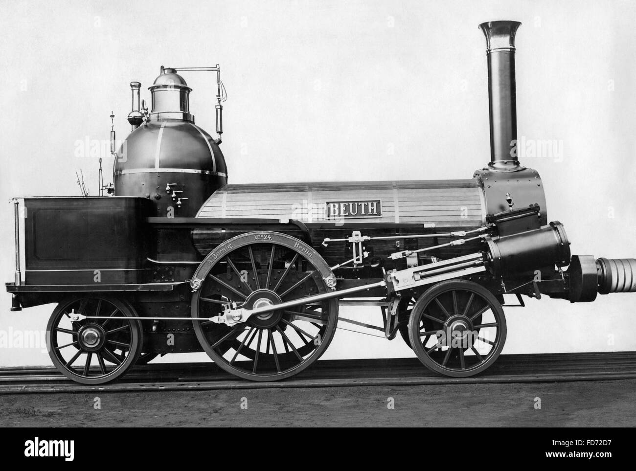 The 'Beuth' locomotive, 1844 Stock Photo