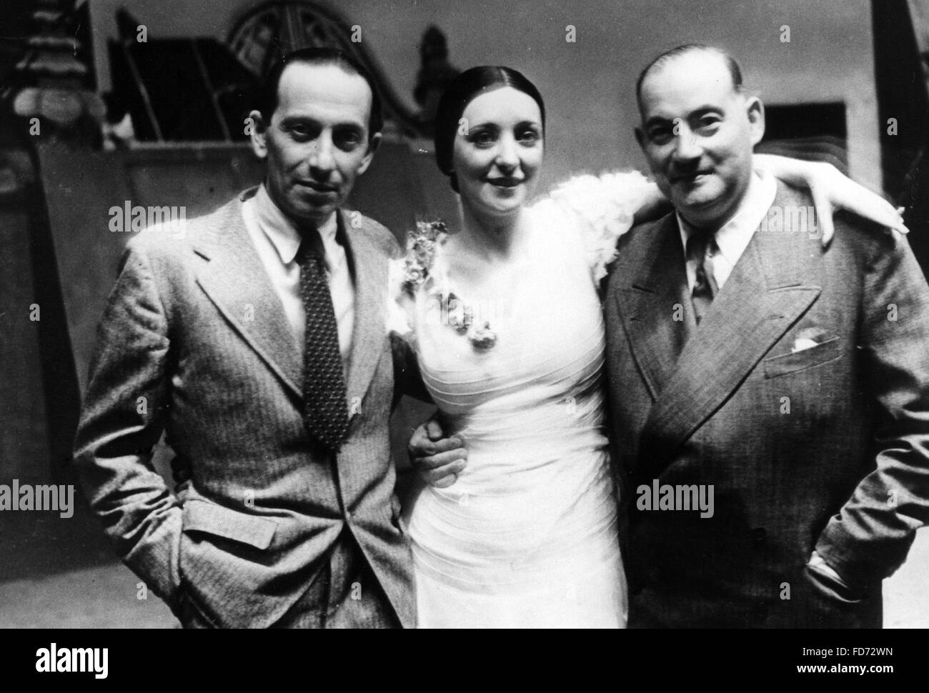 Paul Abraham, Anny Ahlers and Alfred Rotter, 1931 Stock Photo - Alamy