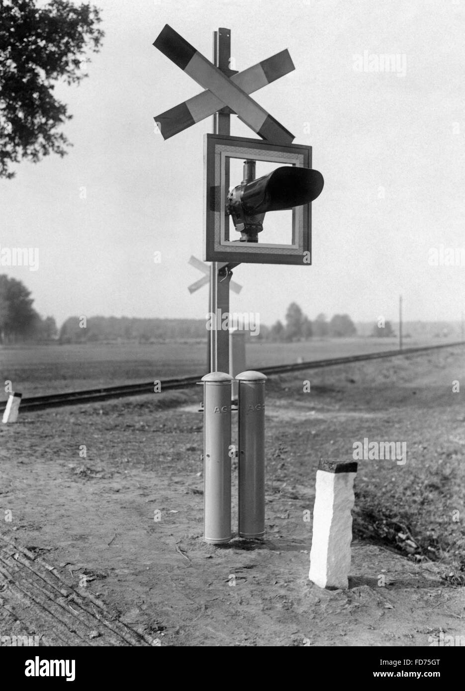 Crossing in Germany, around the 1920s Stock Photo
