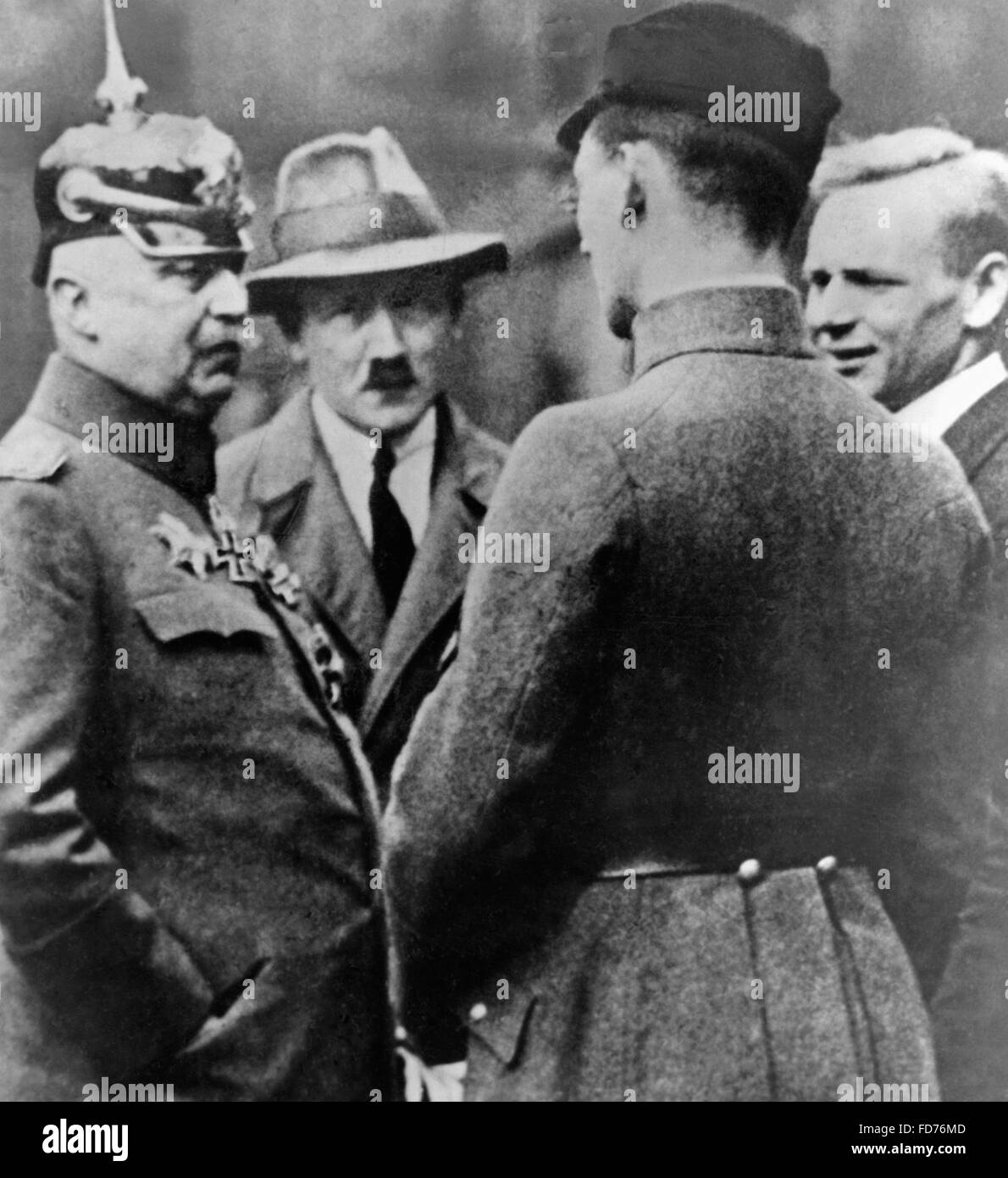 Ludendorff with Hitler, 1923 Stock Photo