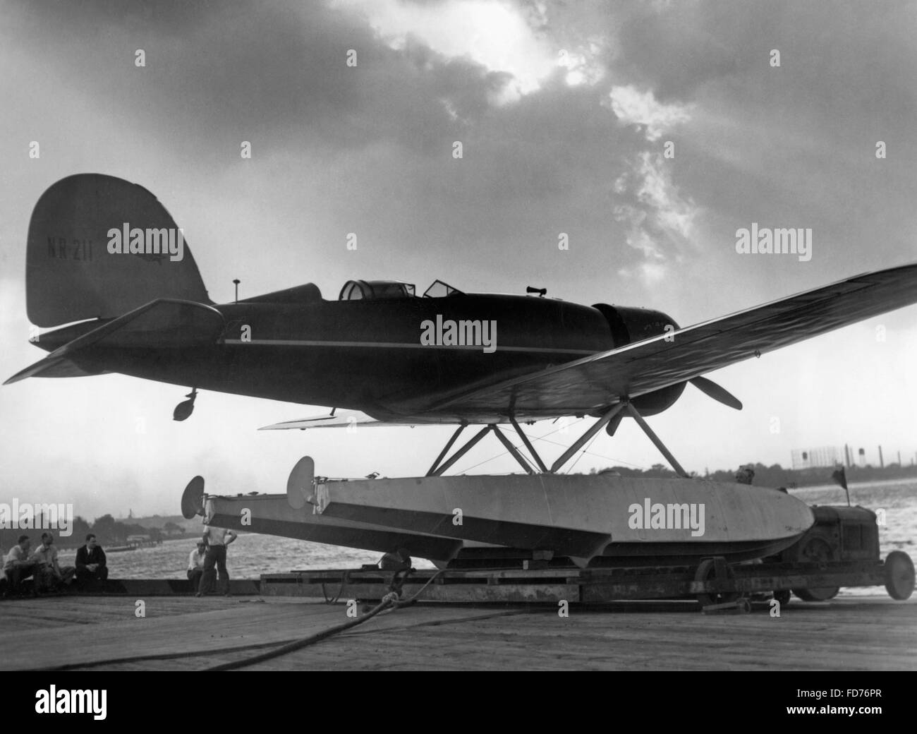 Aircraft of Charles Lindbergh, 1933 Stock Photo