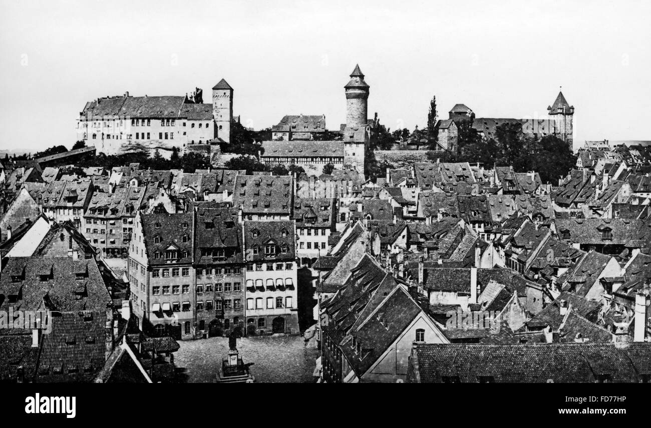 View on the Nuremberg Castle Stock Photo