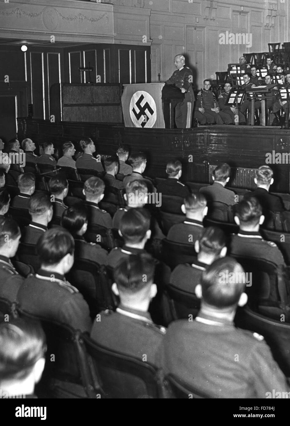 Lecture series of the Wehrmacht, 1941 Stock Photo