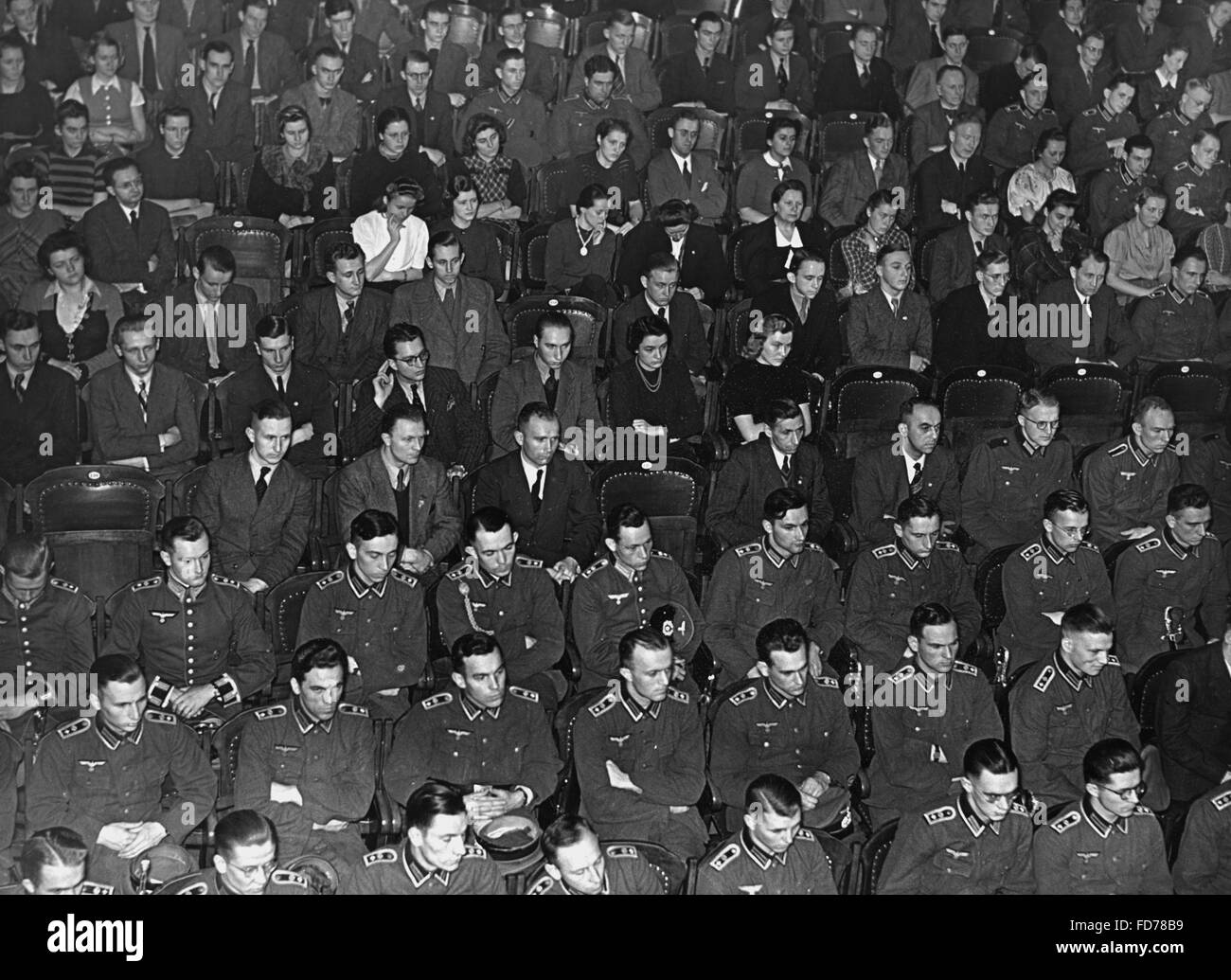 Lecture series of the Wehrmacht, 1941 Stock Photo