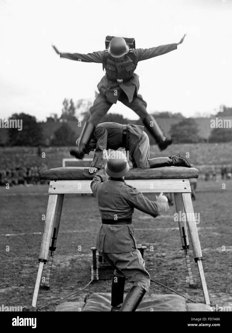Excercise at the Police Sports Festival, 29.05.1938 Stock Photo
