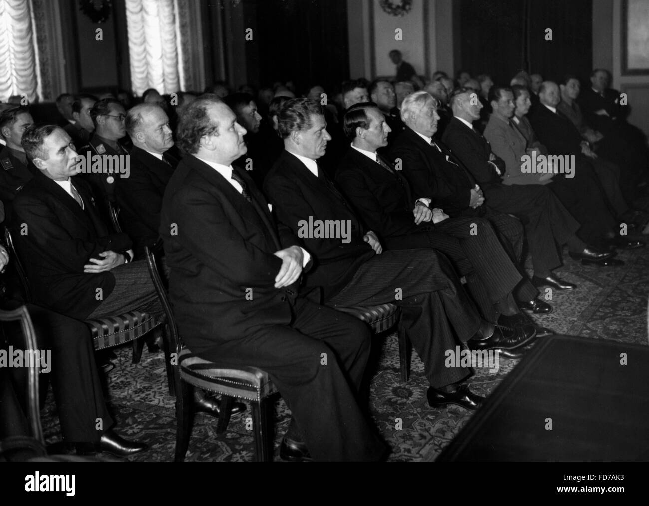 First meeting of the Reich Cultural Senate, 1935 Stock Photo