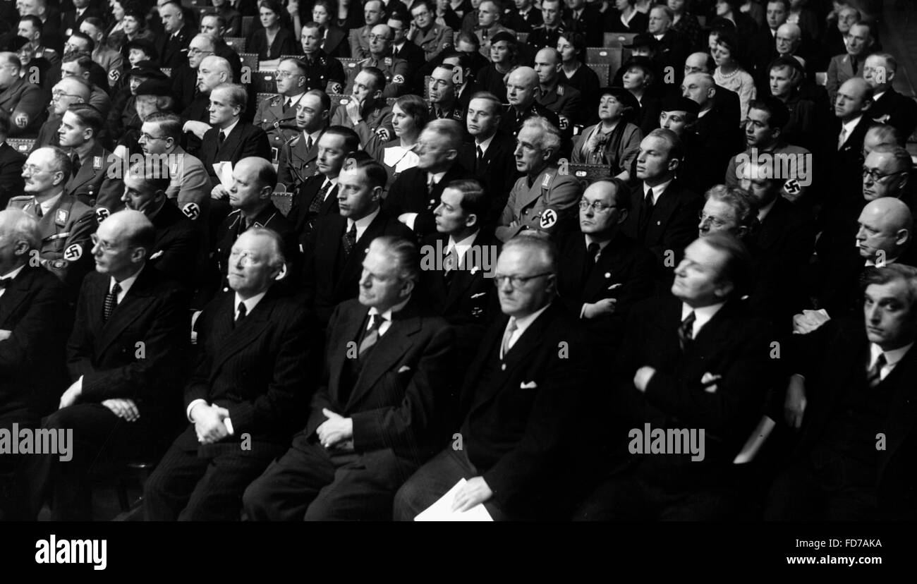 Session of the Reich Chamber of Culture at the Berliner Philharmonie