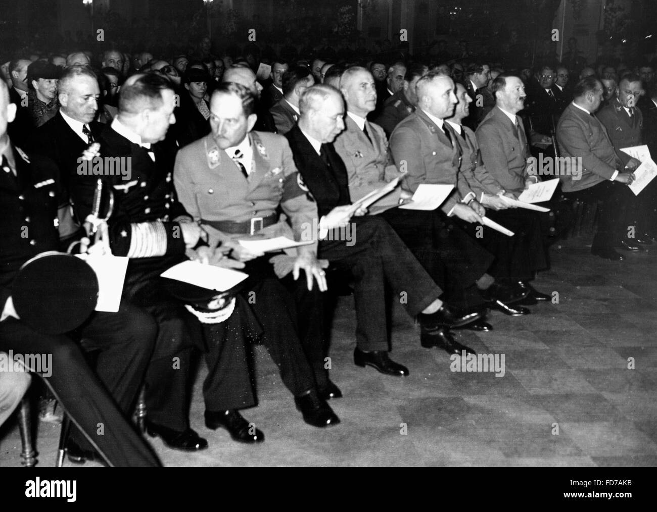 Joint annual meeting of the Reich Chamber of Culture and the KdF, 1936 Stock Photo