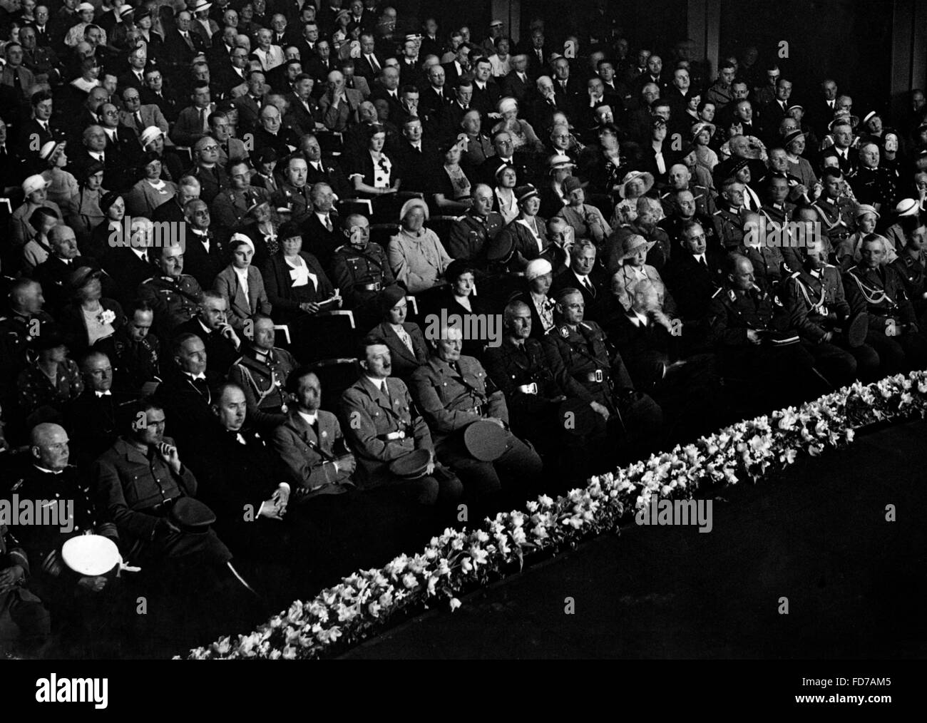 May Day rally of the Reich Chamber of Culture in the Staatsoper Unter den Linden, 1934 Stock Photo