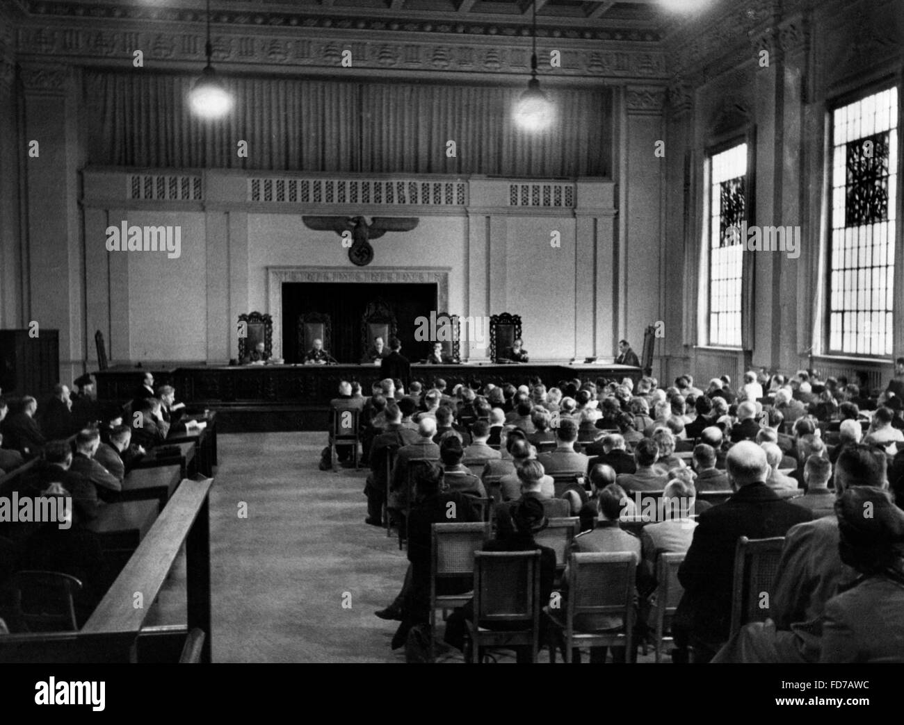 Roland Freisler in the People's Court, 1943 Stock Photo - Alamy
