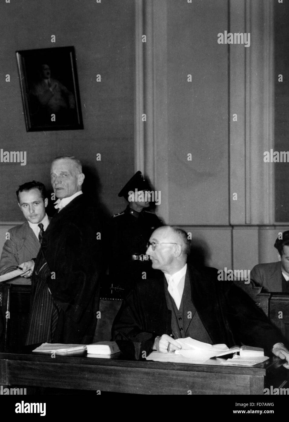 People's Court trial, 1943 Stock Photo