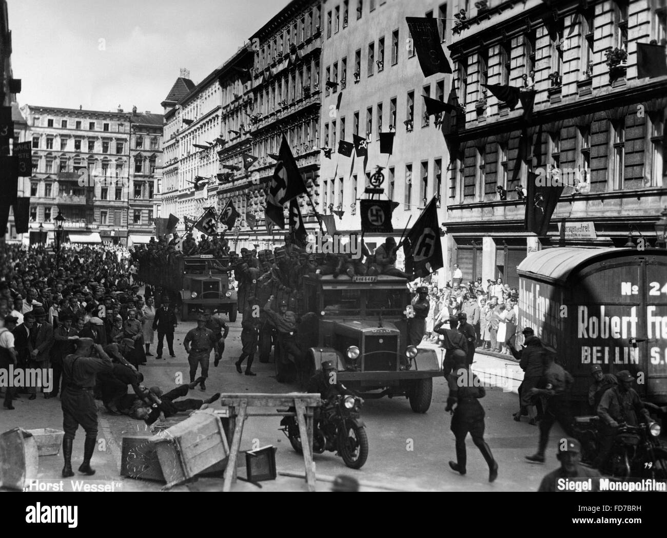 Moviestill from the film 'Horst Wessel', 1933 Stock Photo