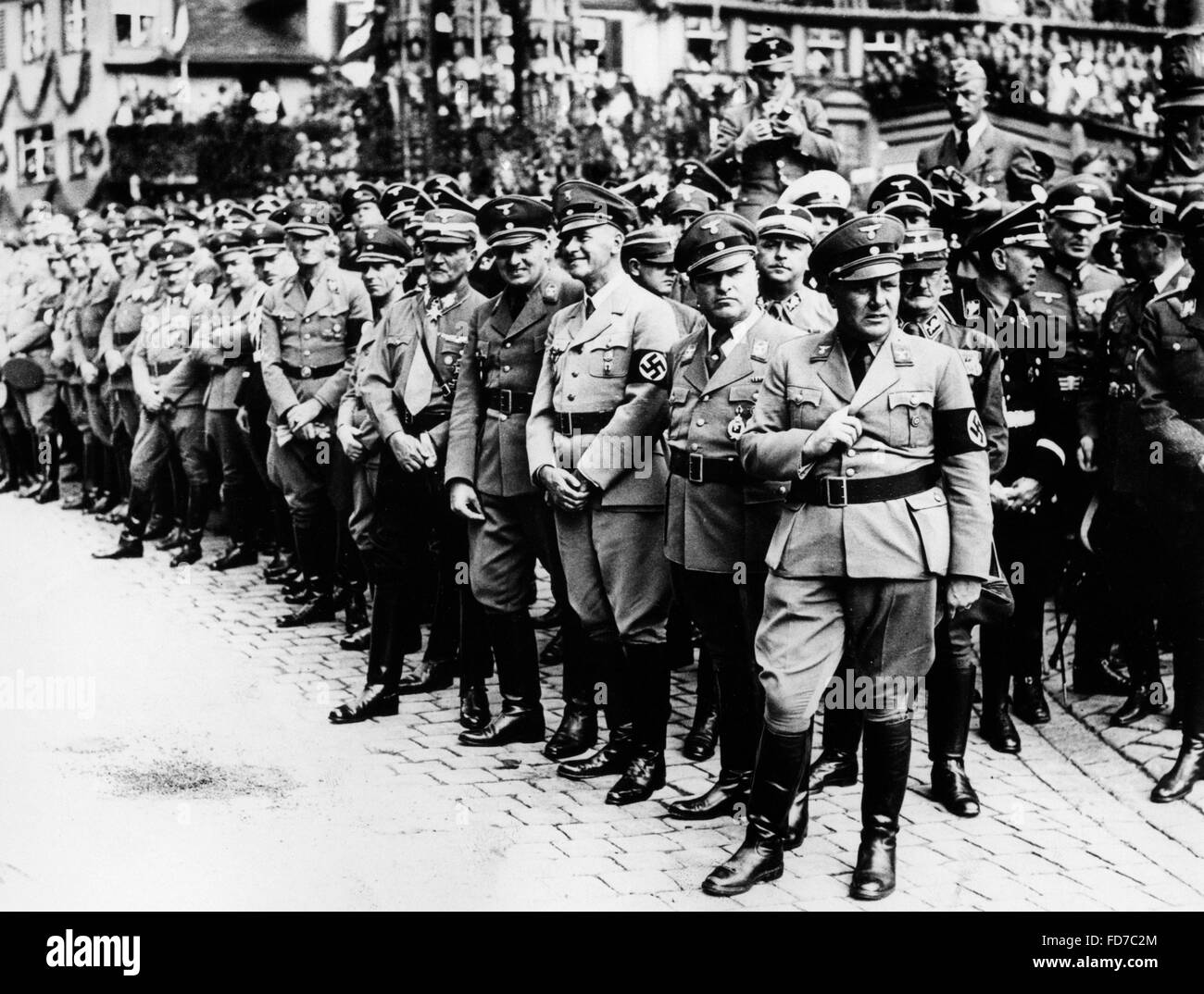Nazi Party Rally in Nuremberg, 1938 Stock Photo