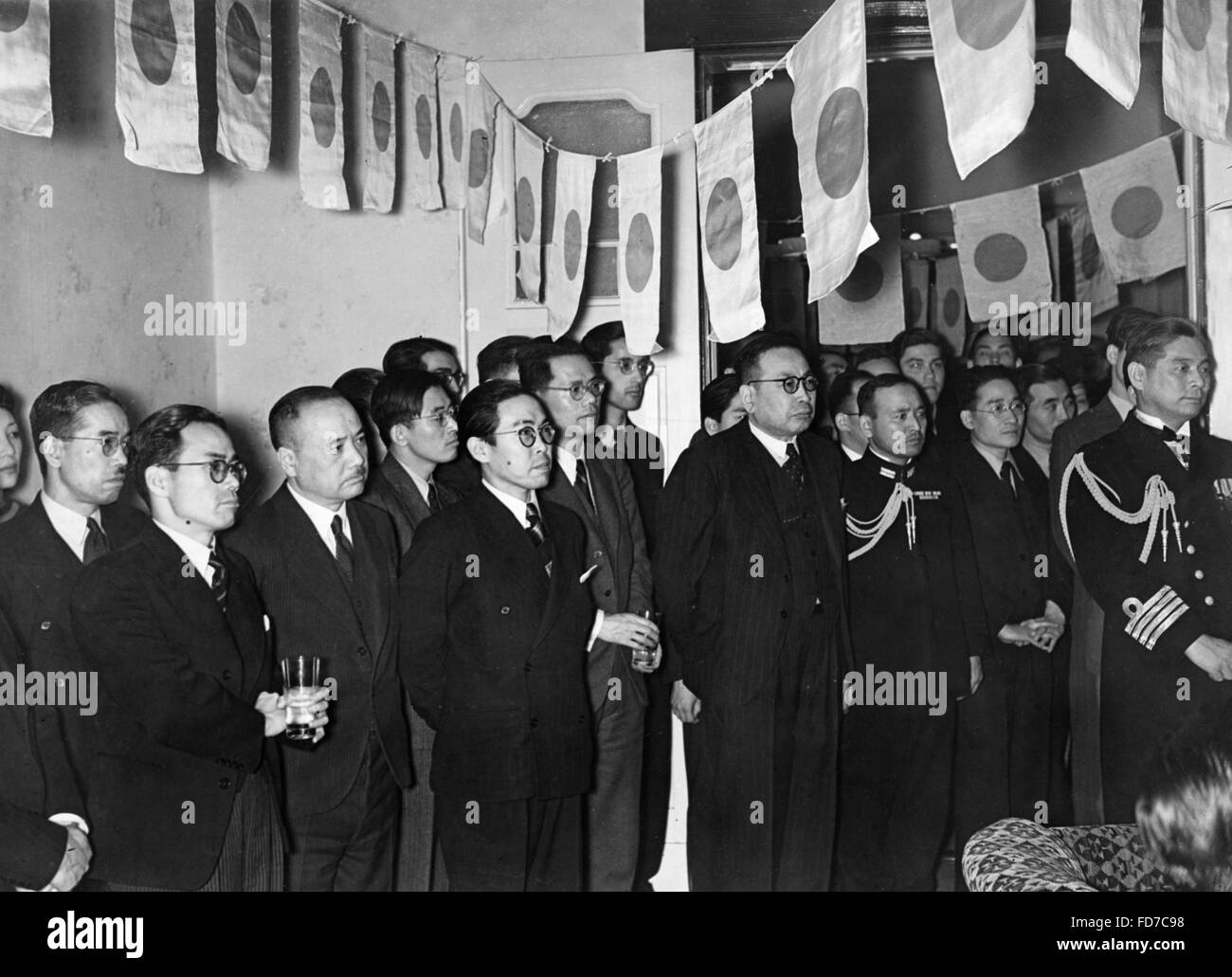 Matsuoka Yosuke visits the Association of Japanese people in Germany, 1941 Stock Photo